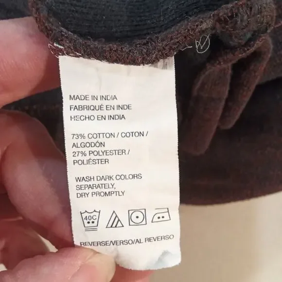 Van Heusen Flex Quarter Zip Pullover Brown XXL - Picture 5 of 6